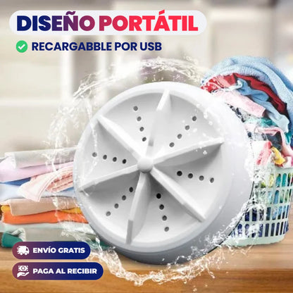 Mini Lavadora Turbina Portátil - Imagen 5