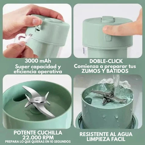 Licuadora Portátil Recargable - Imagen 8